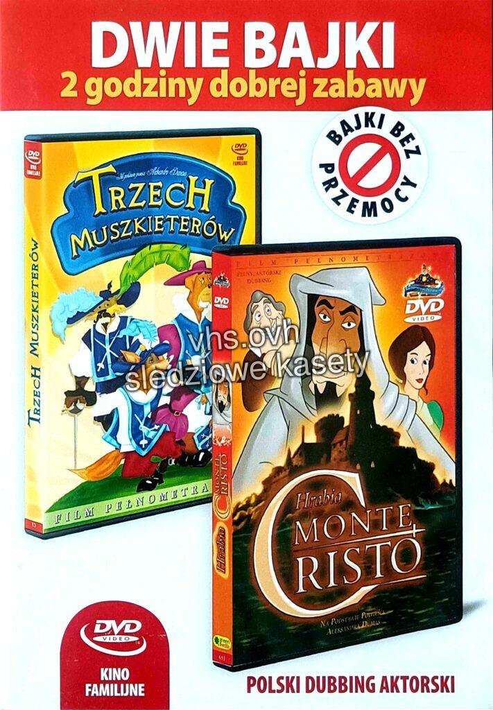 DVD023 Hrabia Monte Cristo + Trzech muszkieterów